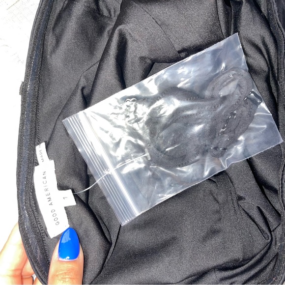 Good American | Black Strapless One Piece Swim Suit Size: Small - Picture 5 of 6